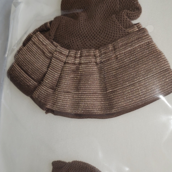 OROBLU Italy Fishnet Stay-Ups Stockings NEW Ambre - Picture 13 of 15